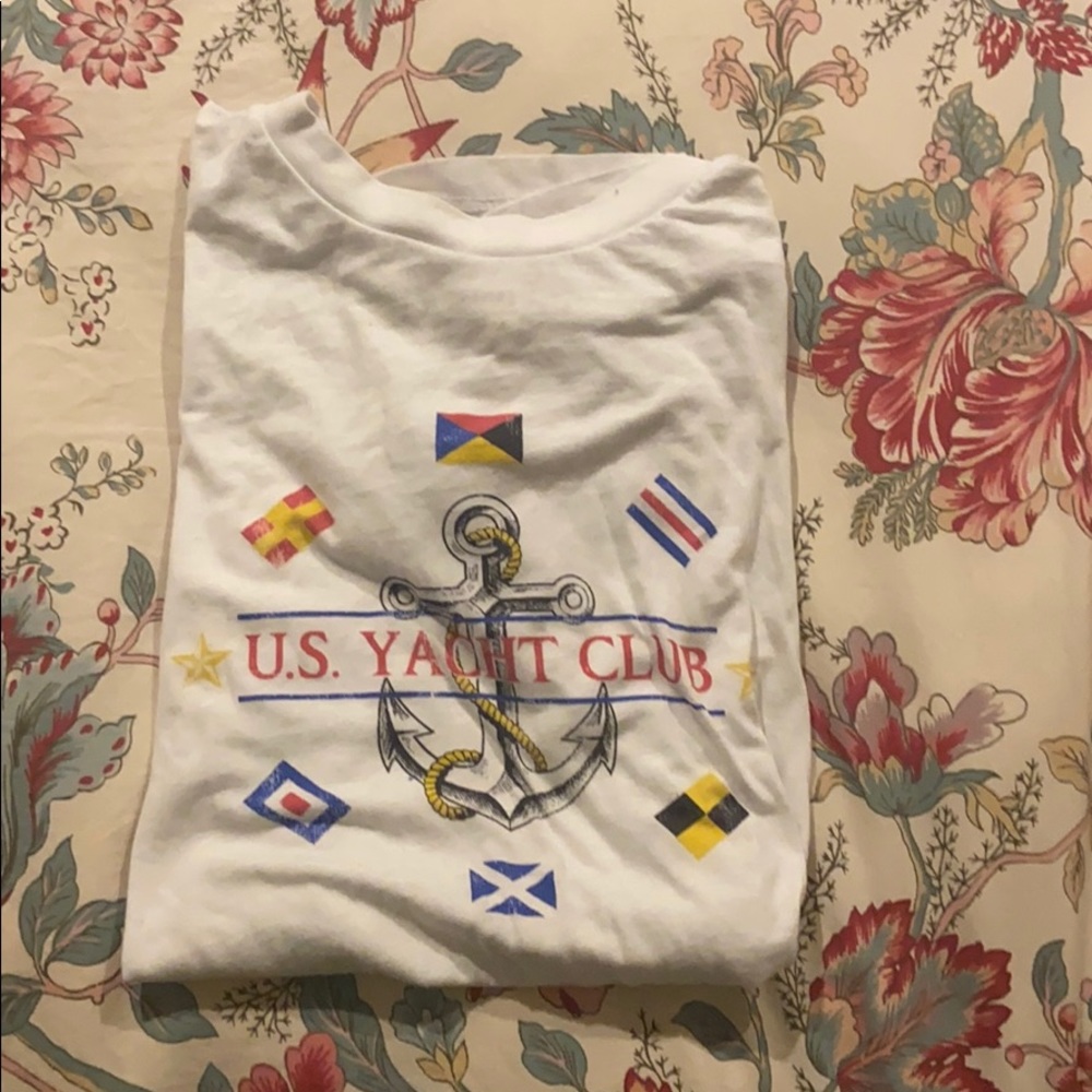 white tshirt with design